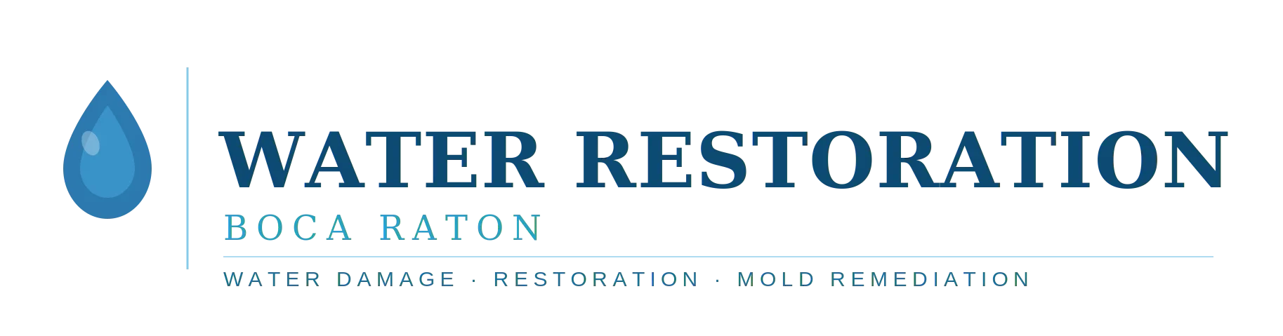 Water Restoration Boca Raton - Logo
